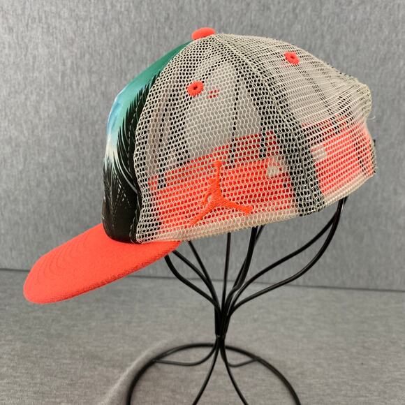 Michael Jordan Flight Air SnapBack‎ Adjustable Hat Turquoise & Orange Youth - Picture 5 of 9